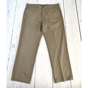 Eddie Bauer Brown Chino Relaxed/Straight Pants 100% Cotton, Men T 38
